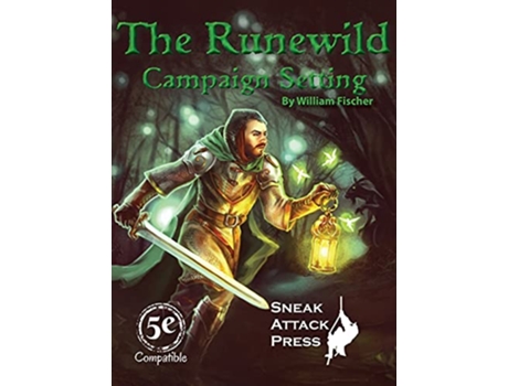 Livro The Runewild Campaign Setting de William Fischer (Inglês)