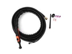 Kit de Tocha TIG com Válvula Reguladora de Gás, Cabo de 4m e Vara de Tungstênio S/MARCA