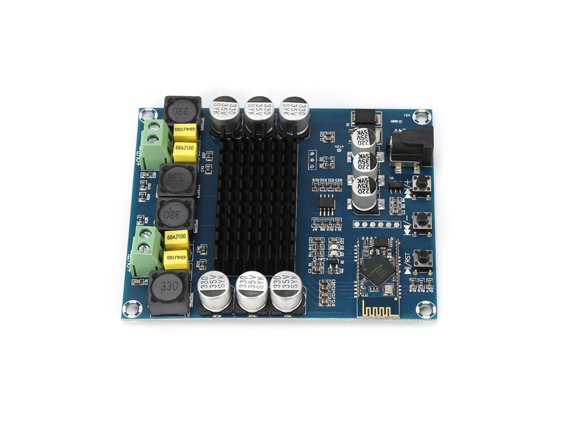 Laxiscreed Amplificador De Áudio Bluetooth 4.0 De 2 Canais Para Som De Alta Qualidade