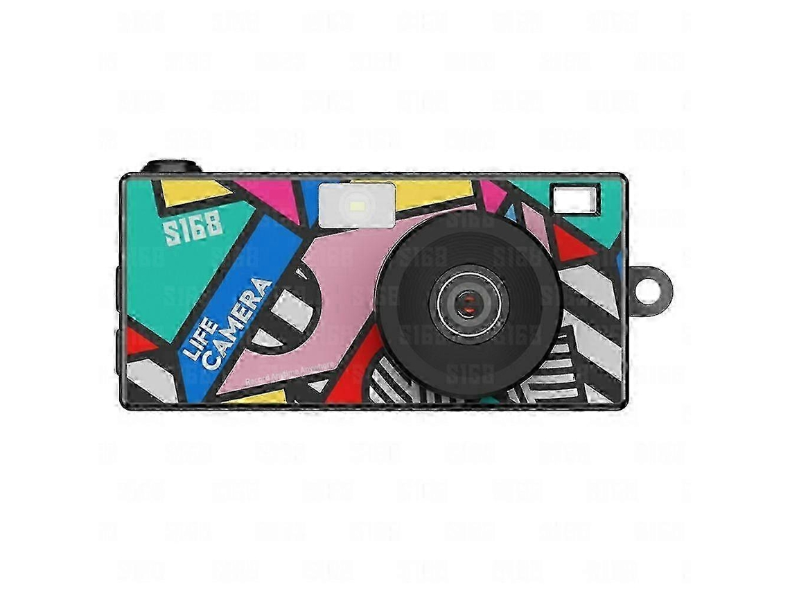 Mini Câmara Digital 168 2k Hd Com Flash E Gravação Em Loop