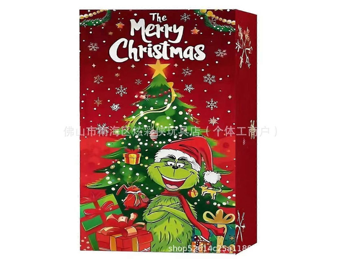 Caixa do Grinch de Natal 2025 24 Peças | S/MARCA