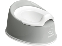 Pote de Xixi BABYBJÖRN Cinza e Branco Brilhante