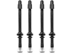 Conjunto de 4 Válvulas Presta Tubeless para Bicicletas, 80 Mm em Liga de Alumínio, com Ferramenta de Remoção. SFUSHOS