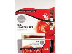Conjunto de Pintura a Óleo DALER ROWNEY Iniciante 16 Peças