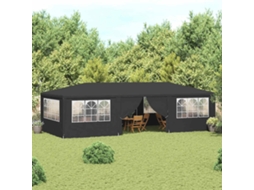 Vidaxl Tenda Festas Com Paredes Laterais 4x9m 90g/m² Antracite