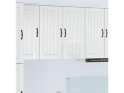 Vidaxl Armário De Parede Lucca Branco Brilhante 80 X 31 X 80 Cm