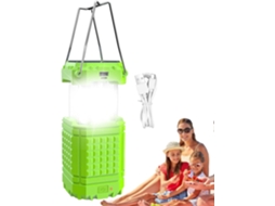 Lanterna Solar Dobrável E À Prova D'água Para Uso Externo - Lâmpada Solar Para Camping Com Carregamento Usb.