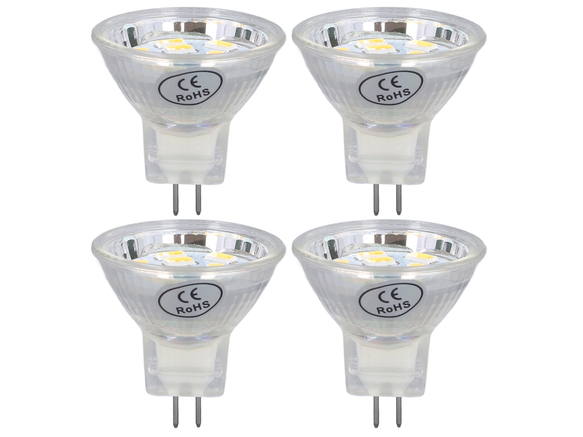 Lâmpada Led Mr11 3w 300lm base de 2 pinos, luz branca quente para spotlight e paisagismo | S/MARCA