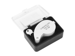 2026 lupa Iluminada de Joyería 40x Portátil para Detección e Identificación com Lente de Aumento