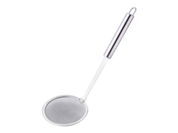 Coador De Rede Fina De Aço Inox Com Cabeça Longa Para Cozinha