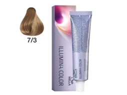 Tinta Illumina color 7/3 wella