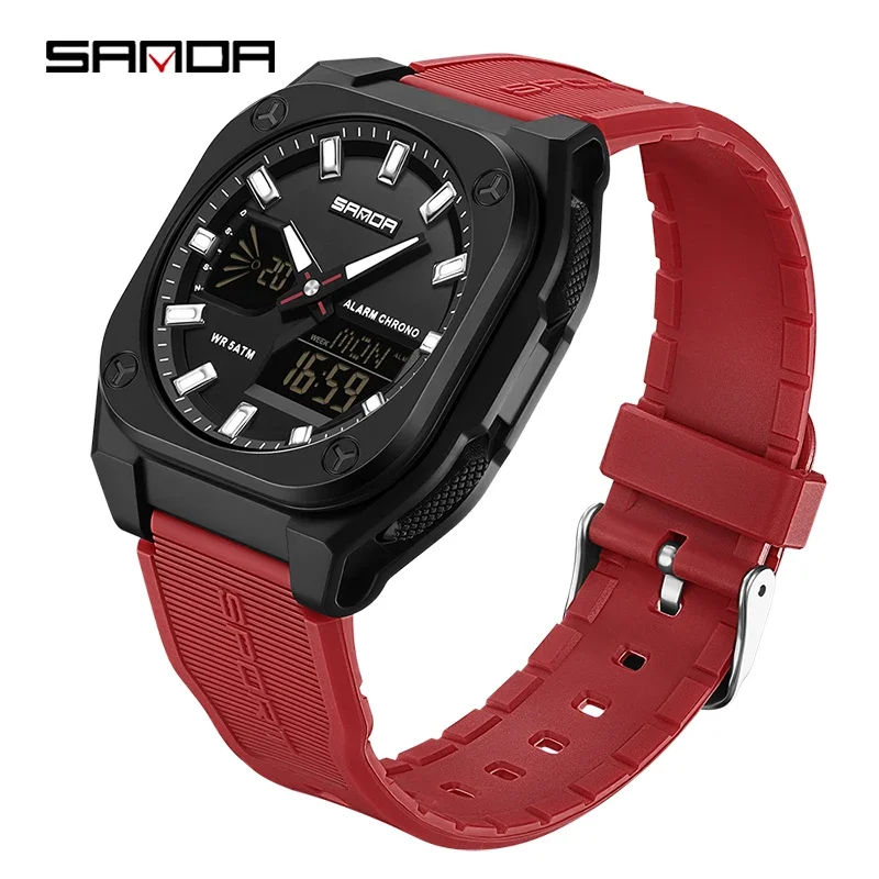 Relógio de Quartzo Masculino com Função de Cronometragem Esportiva Militar MDUG