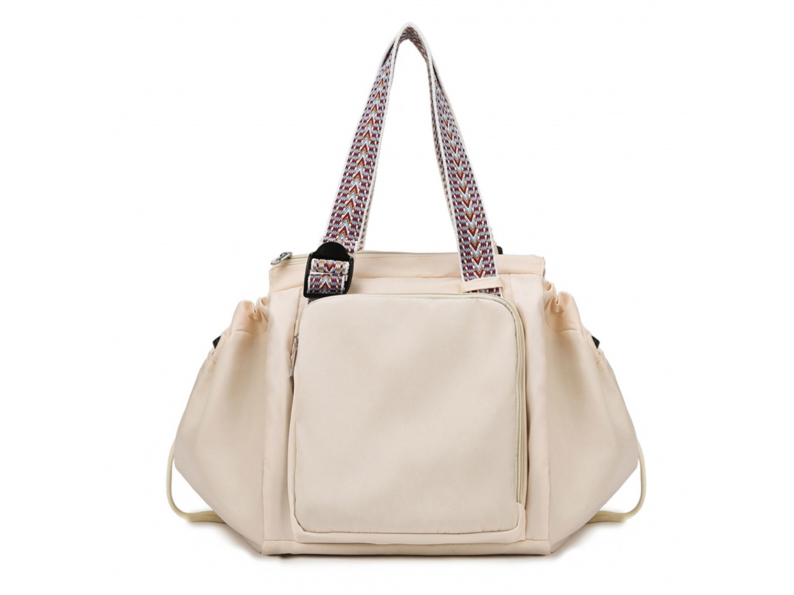 Mochila Feminina Mommy Cradle Bag, Multifuncional, Para Guardar Objetos, Ideal Para Viagens E Como Bolsa De Ombro.branco Sujo 322335 Yunzii