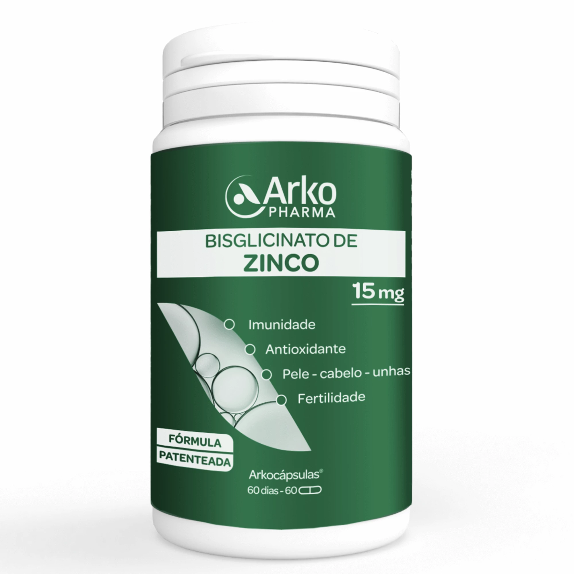 Bisglicinato De Zinco 15mg