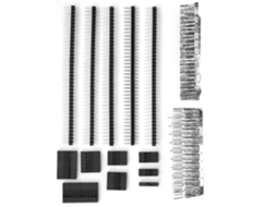 Kit De Conectores Pin Jumper Masculino E Feminino Laxiscreed Com Especificação 2.54mm, De 1x1 A 1x10 Pinos