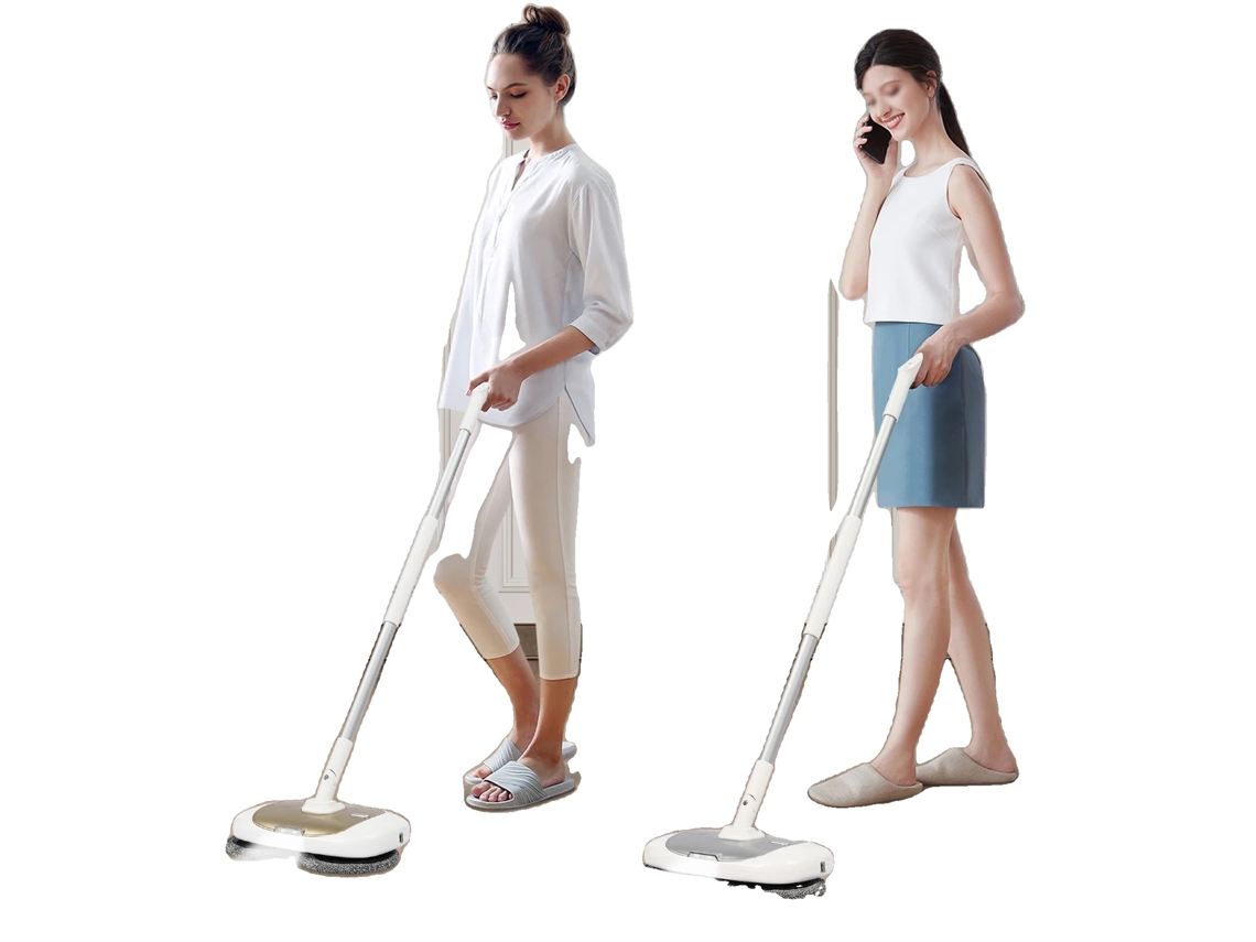 Mop Rotativo Elétrico, Potência De 40w, Cabeça Rotacionável Em 180°, Tempo De Trabalho De 100 Minutos Oem
