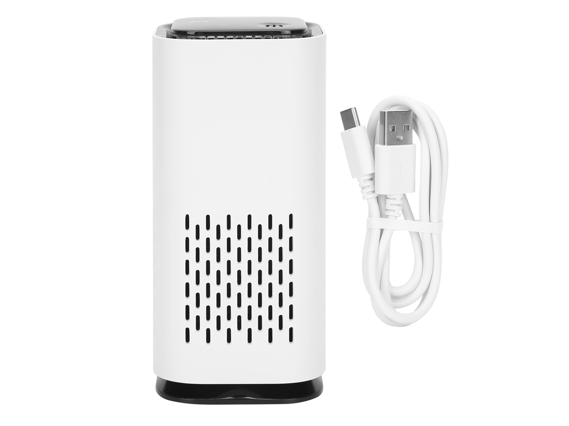 Purificador de Ar Usb Mini com Filtro de Íons Negativos e Modo Silencioso para Casa e Carro LAXISCREED