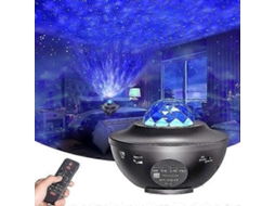 Projetor De Estrelas Com Alto Falante Bluetooth Sua Própria Lâmpada Galáctica Aquaforge