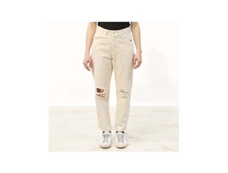 Jeans de Mulher AMISH Algodão Bege (29)