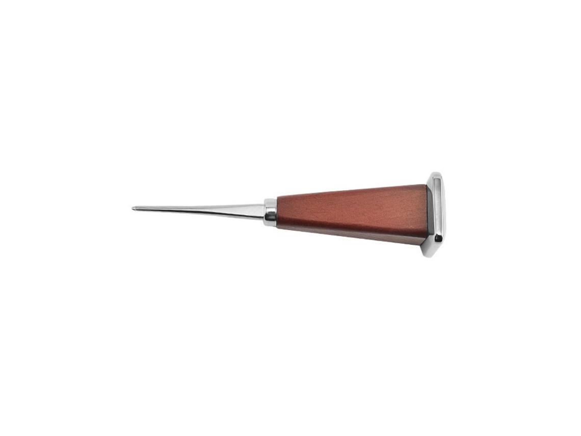 Picareta De Gelo Com Cabo Curto E Quadrado - Picareta De Gelo Em Aço Inoxidável Com Cabo De Madeira Para Bartenders