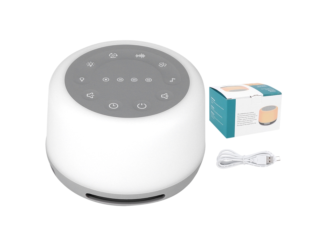 Máquina de Sons para Dormir S/MARCA com 7 Luzes e Ruído Branco