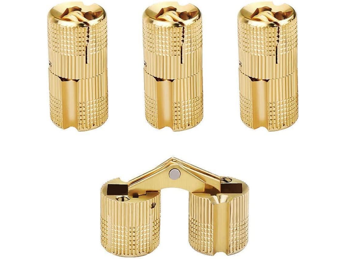 Peças Dobradiça De Barril De Latão Oculta, Dobradiça De Caixa Invisível, Móveis Invisíveis, M1227 Mm SUNNY SPACES