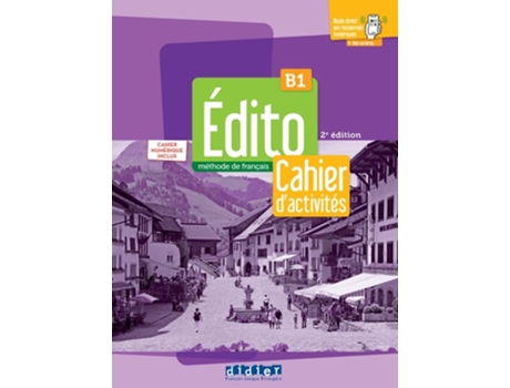 Livro Edito B1 - Cahier Cahier Numerique - 3eme Ed De Marie Gatin, Elodie Heu Et Al. (francês)