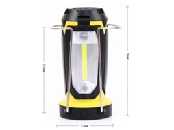Lanterna Led 3 Em 1 Para Acampamento, Lanterna De Mesa Recarregável Para Caminhadas, Pesca E Atividades Ao Ar Livre. Loja Olysi