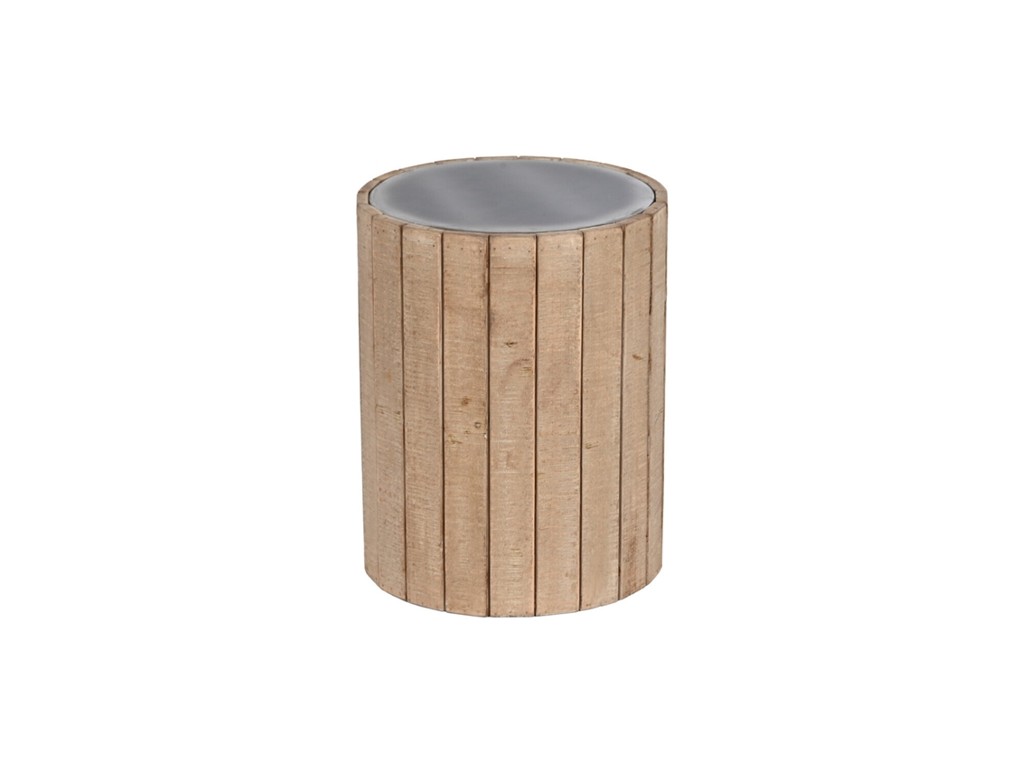 Mesa Lateral em Mdf de Abeto Natural ALEXANDRA HOUSE LIVING (36x36x45cm)