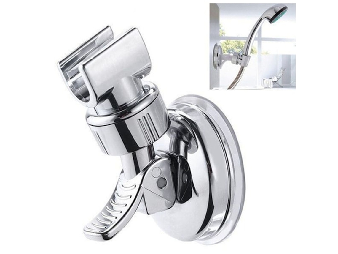 Lurelia Suporte Ventosa Para Chuveiro Abs Rotação 360º Ajustável Sem Furação Ref 364
