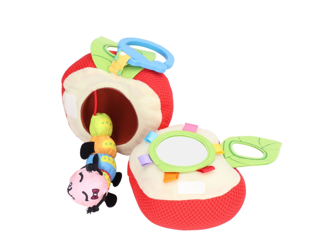 Mali brinquedo para Carrinho de Bebê Pelúcia Pendurado Lagarta Comendo Frutas para Recém nascidos