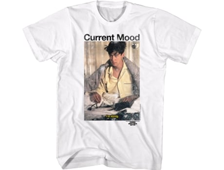 T-Shirt Unissexo DEEPSTONE Current Mood Ferris Bueller'S Day Off Branco Xxl