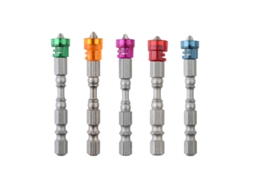 Conjunto de 5 pontas de parafuso cruzadas magnéticas para chave elétrica YURU