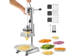 Cortador de batata frita de aço inoxidável Vevor com 3 lâminas para cozinha