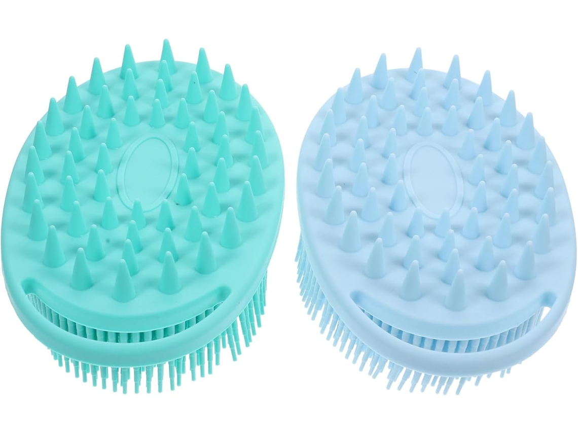 Escovas De Silicone Healeved Para O Corpo, Escova De Banho Massageadora E Relaxante, Conjunto De 2 Unidades Para