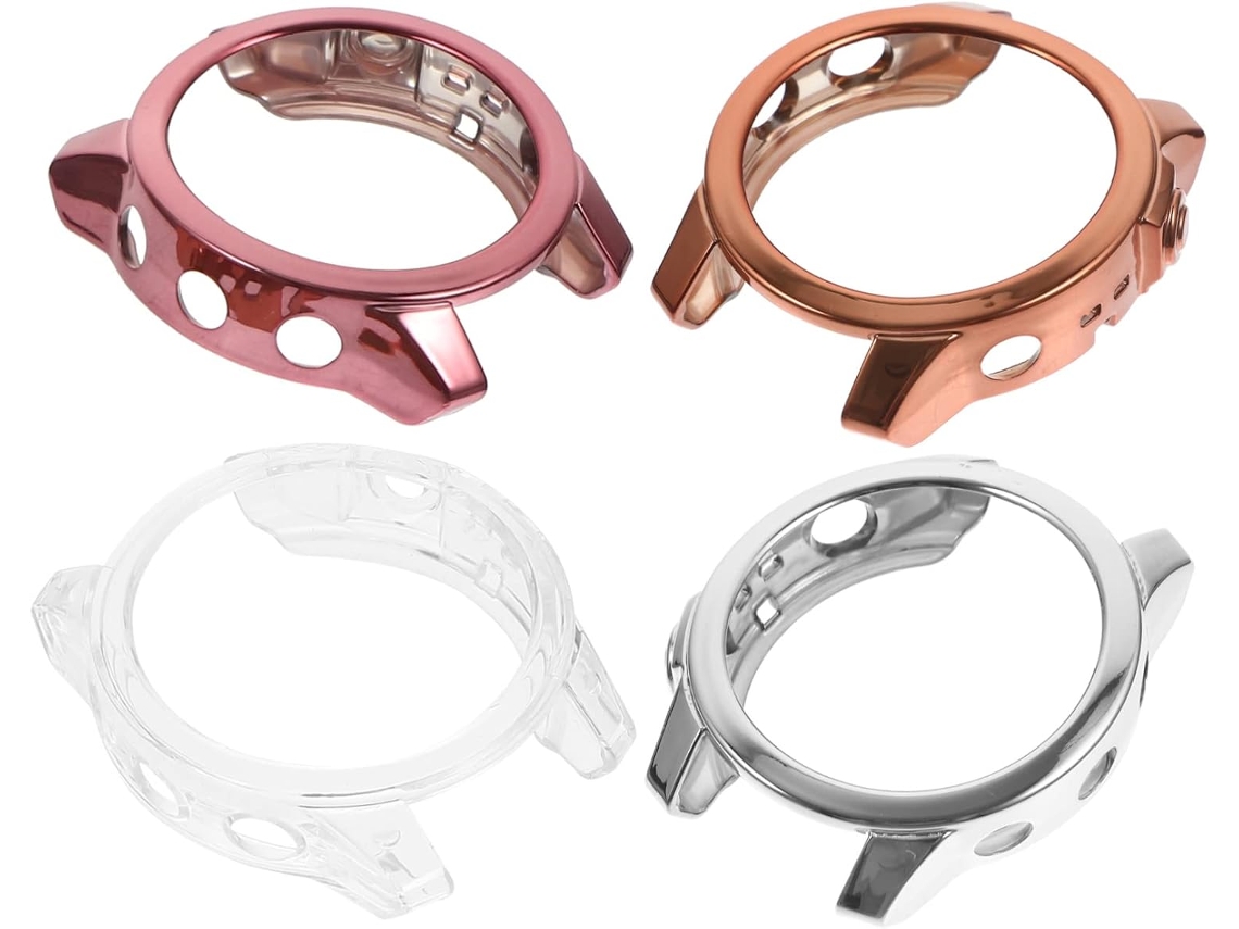 Kit Com 12 Protetores De Tela Para Smartwatch, Capas Protetoras Tpu