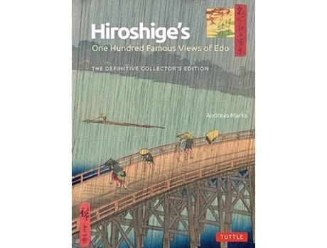 Livro Hiroshiges One Hundred Famous Views of Edo de Andreas Marks (Inglês - Capa Dura)