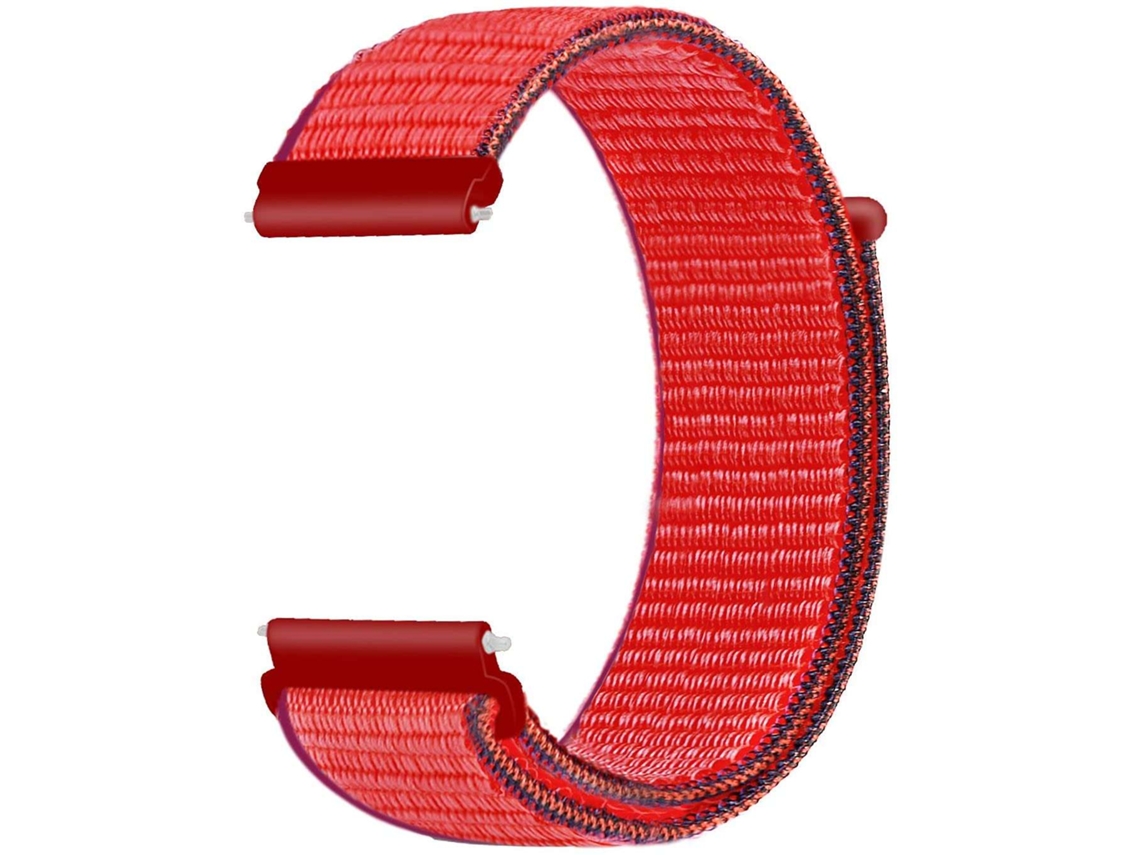 Bracelete Pulseira Sport Band para Fitbit by Google Versa 2 Vermelho