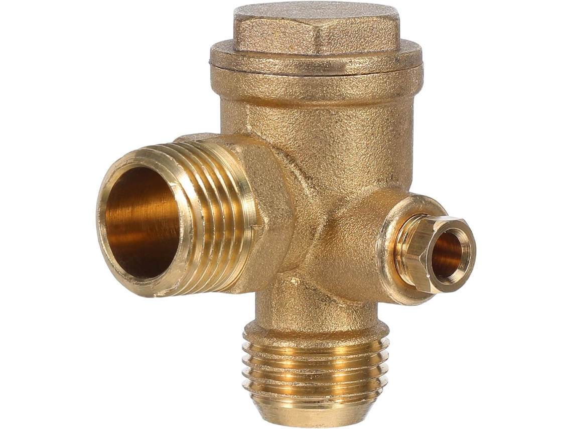 Válvula De Retenção Cobre Com Rosca Interna 1/2" Para Compressor Ar Pneumático