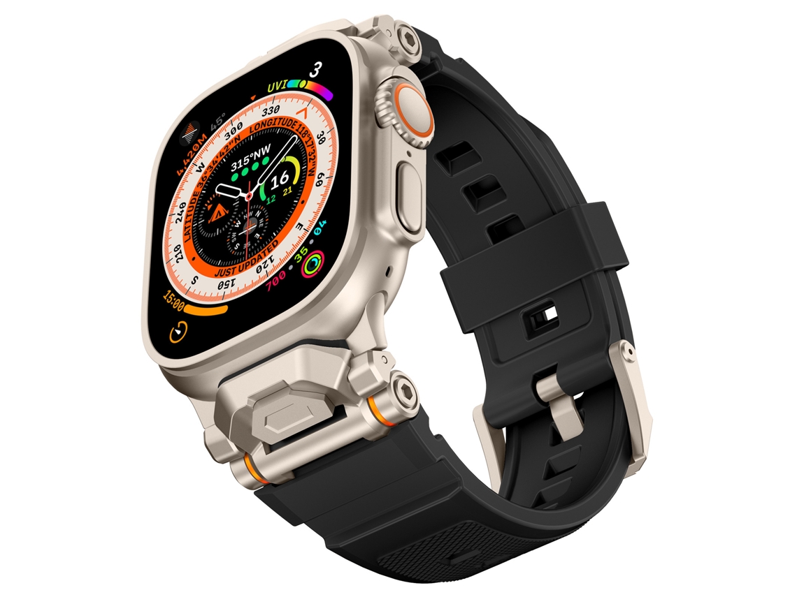 Bracelete para Apple Watch 42/44/45/46/49mm XIAOMOYU (preto Titânio)