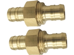 Conjunto De 2 Conectores Reparo Para Mangueira Jardim Com Rosca Macho