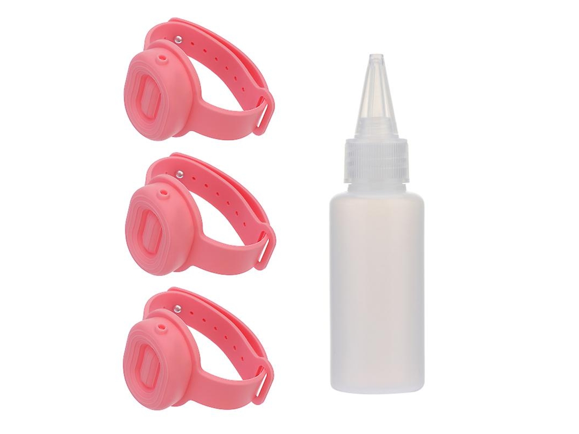 3Pcs Pulseira de Sílica Gel ALLINLESS