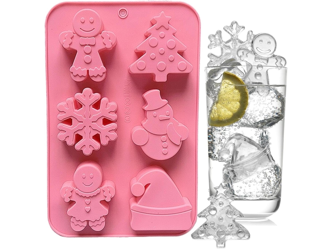 Formas Chocolate, Forma Assar Com 6 Cavidades, Resistente Ao Calor
