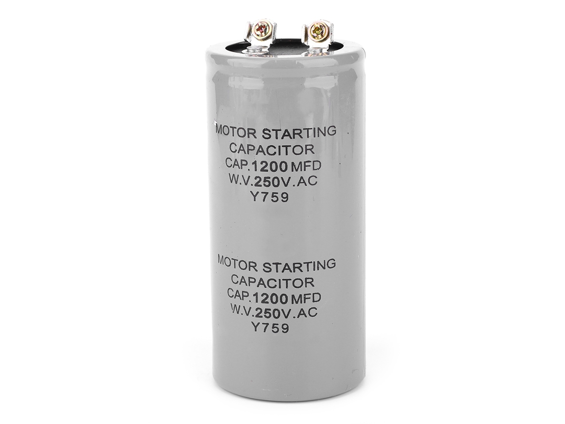 Condensador Cd60 1200mfd 125v Ca para Arranque Y Funcionamiento de Motor 48x105mm
