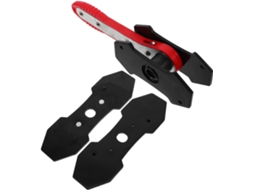 Ferramenta para freio automotivo com chave Catraca e espaçador de pino de aço vermelho