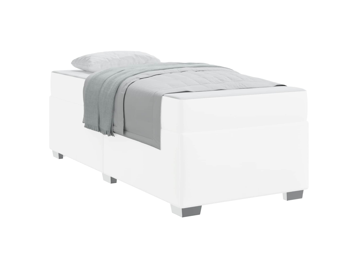 Estrutura da Cama com Colchão Branco Tecido MAISON EXCLUSIVE 90x200 cm