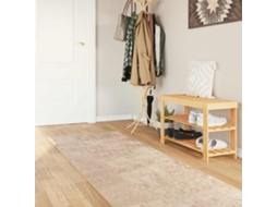 Vidaxl Passadeira Marsa Bege 100 X 300 Cm Poliéster E Pvc