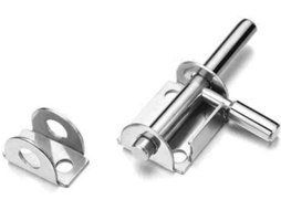 Fechadura De Aço Inoxidável Para Porta, Trincos Deslizantes Sólidos, Fecho Para Casa, Portão De Segurança, Banheiro