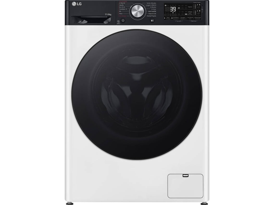 Máquina de Lavar e Secar Roupa LG F4DR7511SGH (6/11 kg - 1400 rpm - Branco)