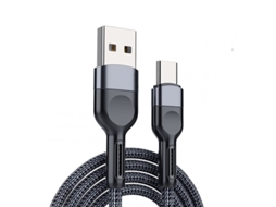 Cabo De Dados Usb Para Usb-c, 2 M, Compatível Com Carregamento Rápido E Transferência De Dados, Material De Nylon Reforçado Durável